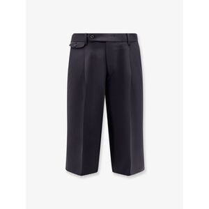 Tonywack Men Wool Blend Bermuda Shorts With Frontale Pinces